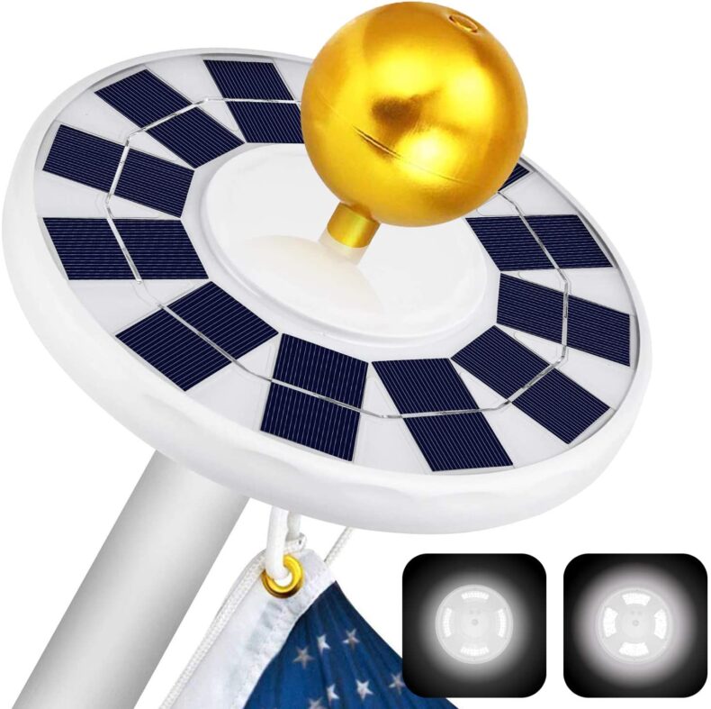 10 Best Solar Flagpole Lights Of 2022 - Review And Buying Guide